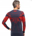 BRUBECK bluza męska DRY d.blue/red 