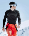 BRUBECK bluza męska THERMO black/blue