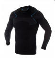 BRUBECK bluza męska THERMO black/blue