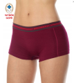 BRUBECK bokserki damskie ACTIVE WOOL violet 