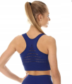 BRUBECK crop top GYM d.blue 