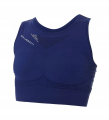 BRUBECK crop top GYM d.blue 