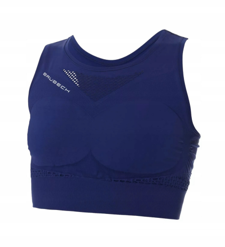 BRUBECK crop top GYM d.blue 