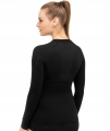 BRUBECK koszulka damska ACTIVE dł,rękaw black