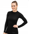BRUBECK koszulka damska ACTIVE dł,rękaw black
