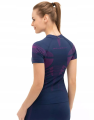BRUBECK koszulka damska DRY blue/viol