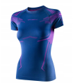 BRUBECK koszulka damska DRY blue/viol