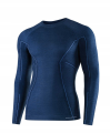 BRUBECK koszulka męska ACTIVE dł,rękaw navy 