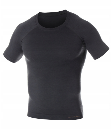 BRUBECK koszulka męska ACTIVE grafit 