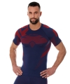 BRUBECK koszulka męska DRY navy/red