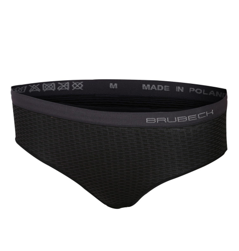 BRUBECK majtki damskie BASE LAYER grafitowy