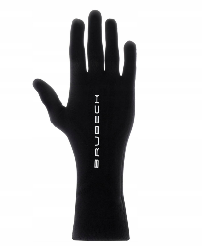 BRUBECK rękawiczki MERINO black