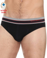 BRUBECK slipy męskie ACTIVE WOOL black 