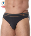 BRUBECK slipy męskie ACTIVE WOOL grafit 