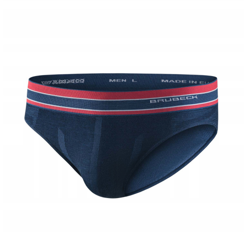 BRUBECK slipy męskie ACTIVE WOOL navy
