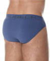 BRUBECK slipy męskie COMFORT COTTON blue 
