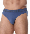 BRUBECK slipy męskie COMFORT COTTON blue 