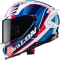 CABERG kask AVALON X OPTIC white/blue/red 