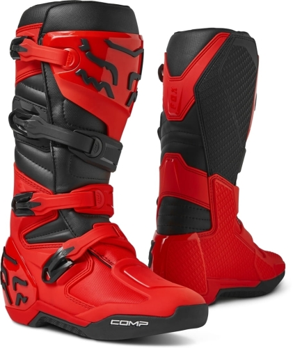 FOX buty COMP fluo red
