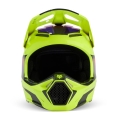 FOX kask V1 FLORA yellow