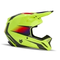 FOX kask V1 FLORA yellow
