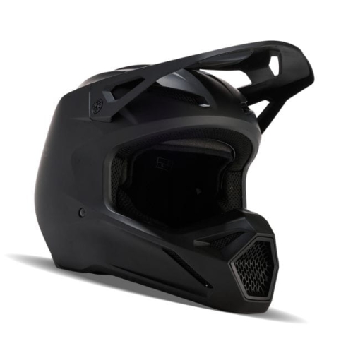 FOX kask V1 solid matte black
