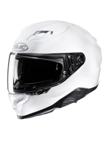 HJC kask F71 solid pearl white