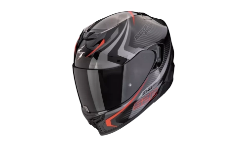 SCORPION kask EXO-520 AIR TERRA blk/silver/red