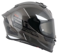 SCORPION kask EXO-R1 FINAL DARK silver/blk/wht