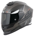 SCORPION kask EXO-R1 FINAL DARK silver/blk/wht
