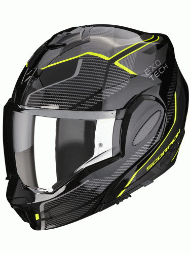SCORPION kask EXO-TECH ANIMO black/yellow