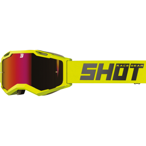 SHOT RACING gogle IRIS 2.0 solid neon yellow gloss
