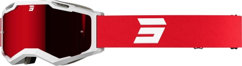 SHOT RACING gogle IRIS 2.0 tech white/red glossy