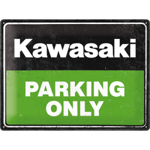 RETROART plakat 30x40 KAWASAKI Parking Only