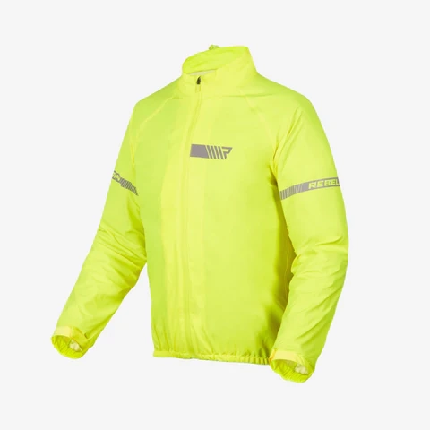 REBELHORN kurtka przeciwdeszcz OCEAN fluo yellow -oddychająca