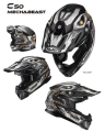HJC kask C50 - Mecha Beast Black Grey