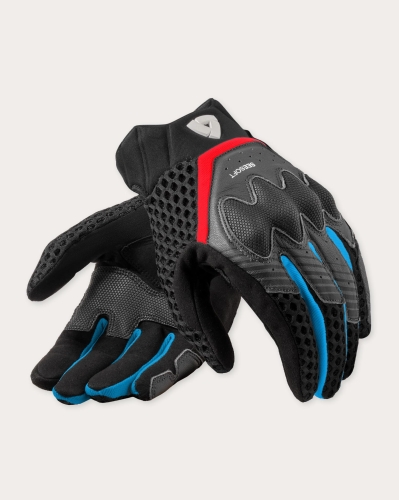 REV'IT rękawice VELOZ red/blue