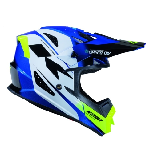 KENNY RACING kask TRACK SPEED blue/wht/yellow