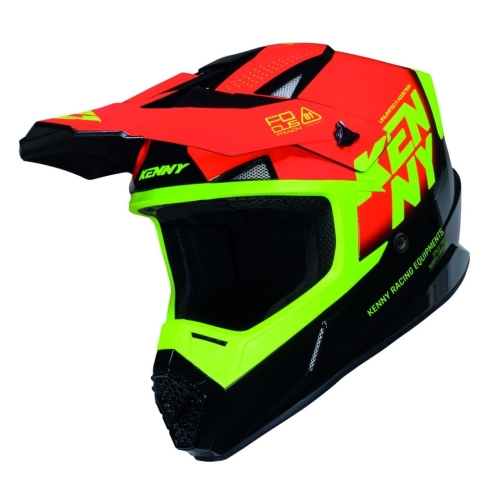 KENNY RACING kask TRACK FOCUS red/black/yellow