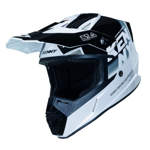 KENNY RACING kask TRACK FOCUS black/white
