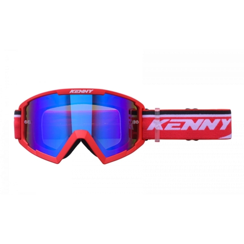 KENNY RACING gogle TRACK  red/white szybka blue
