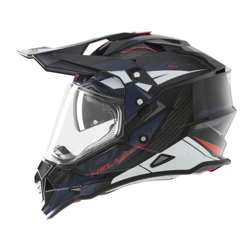 NOX kask offroad/triakduosport N312 TRACK  black/red/blue