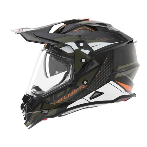 NOX kask offroad/triakduosport N312 TRACK  orange/khaki