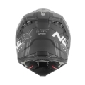 NOX kask offroad N634 silver/black/matt