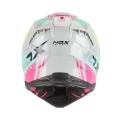 NOX kask offroad N634 STORM grey/pink/yellow