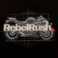 REBELRUSH bluza BLUEPRINT 2.0 NightGlow black