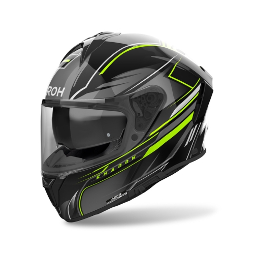 AIROH kask SPARK 2 SHADOW yellow gloss
