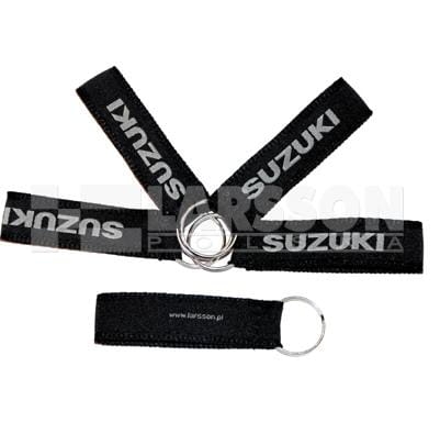 Brelok SUZUKI czarna zawieszka do kluczy