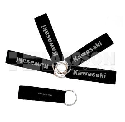 Brelok KAWASAKI czarna zawieszka do kluczy