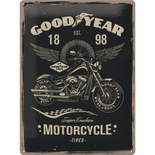 Plakat 30 x 40cm Goodyear - Motorcycle
